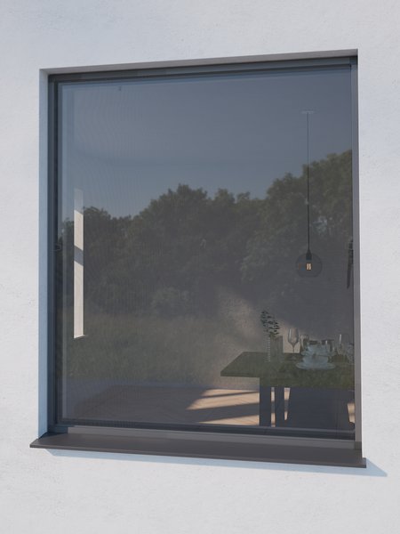 Zanzariera NYORD 130x150 cm per finestra grigio