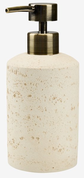 Soap dispenser TORUP beige stone