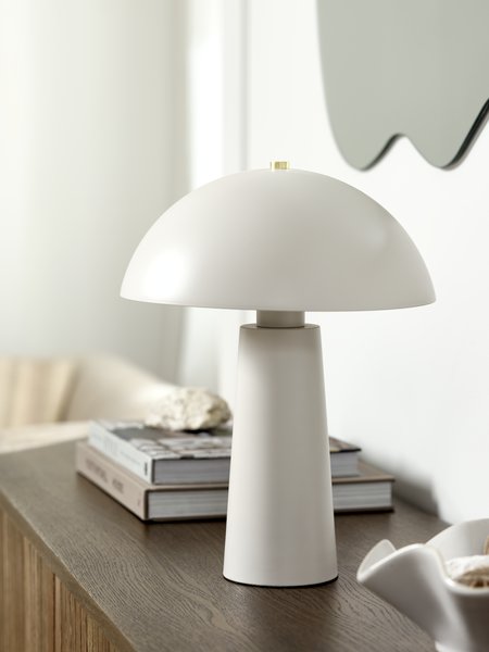 Lampe de table MARKUS Ø25xH35cm gris