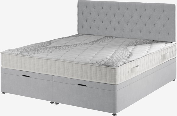 Headboard H70 BUTTONS Super King Grey-49