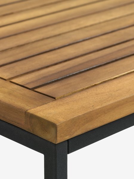 Mesa de centro de exterior UGILT A60xL90 madera dura