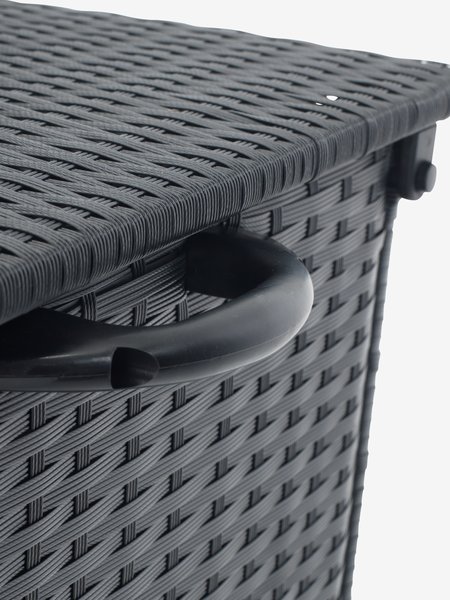 Cushion storage box YDERUP W133xH64xD55 black