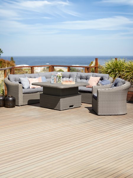 Lounge garnitura TAMBOHUSE za 5 osoba natur