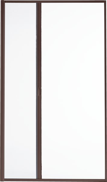 Moustiquaire enroulable NYORD 125x220 pour porte brun