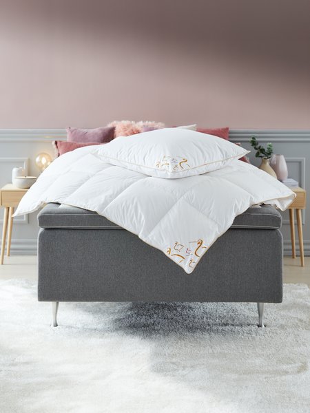 Oreiller en duvet d'oie 60x63/7 Ringsted Dun ROYAL GOLD