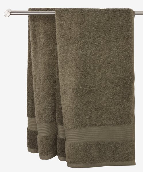 Drap de douche KARLSTAD 70x140 olive KRONBORG