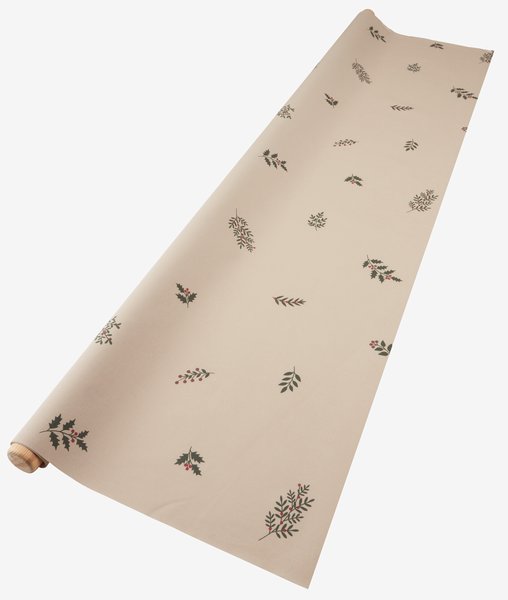 Tovaglia cerata ROSENVARTS 140 cm beige