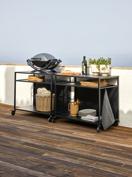 Barbeque table INDSLEV W50xL90 black