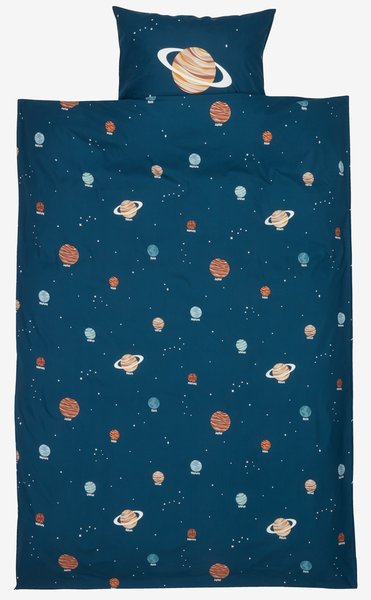 Completo copripiumino TORHILD 155x220 blu navy