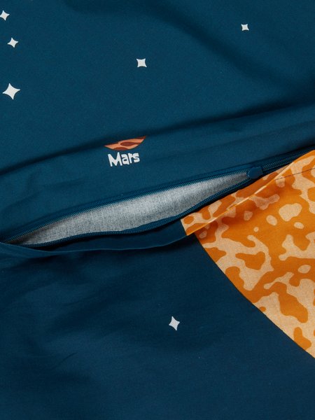 Completo copripiumino TORHILD 155x220 blu navy