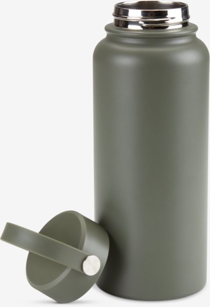 Thermal drinking bottle HUBRO 1000ml olive green