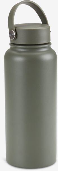 Thermal drinking bottle HUBRO 1000ml olive green