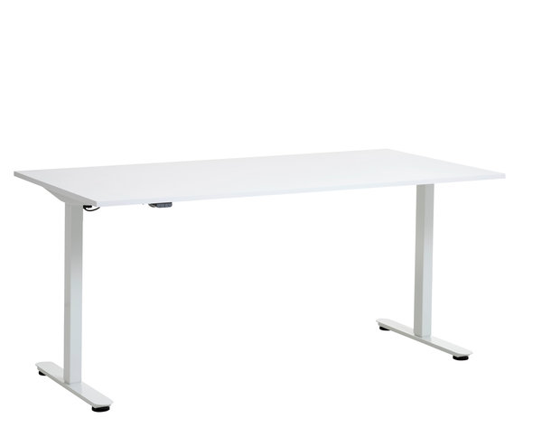 Höhenverstellbarer Schreibtisch SVANEKE 80x160 weiß