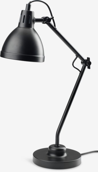 Lampe de table PATRIK Ø14xH45cm noir