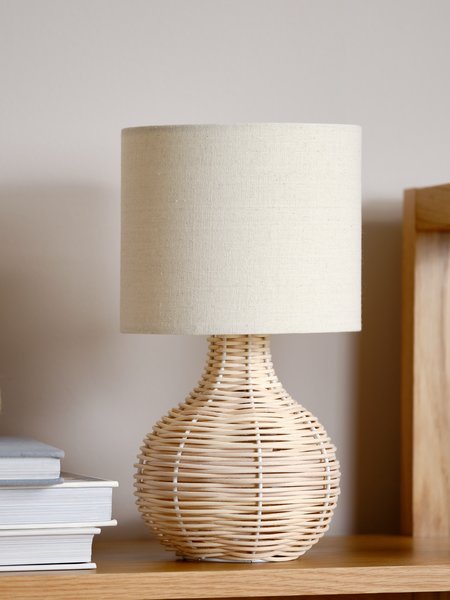 Table lamp HELMER D17xH32cm natural