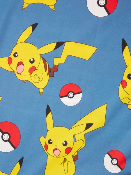 Duvet cover set POKEMON Single blue