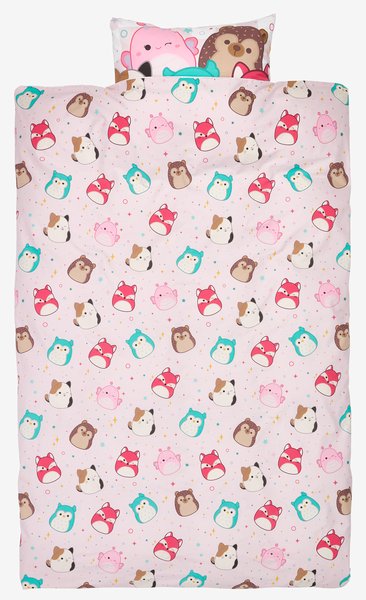 Nevresim seti SQUISHMALLOWS 155x220 pembe