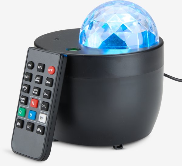 Galaxy projector KARLO with multicolour LED