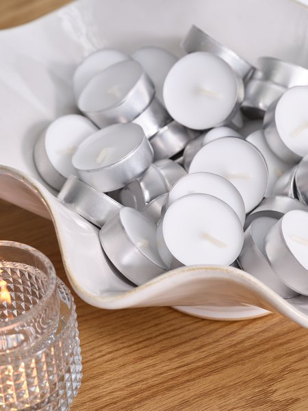 Tealights REGNER pack of 50 white