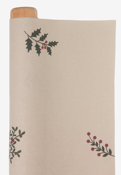 Coated tablecloth ROSENVARTS 140 beige