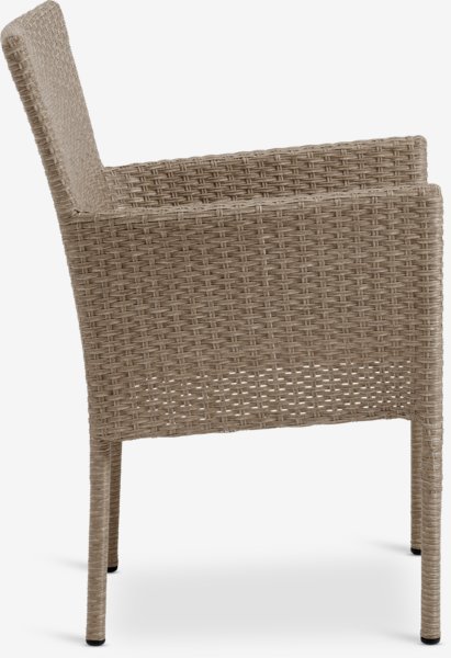 FAUSING L220 Tisch + 4 AIDT Stühle natur