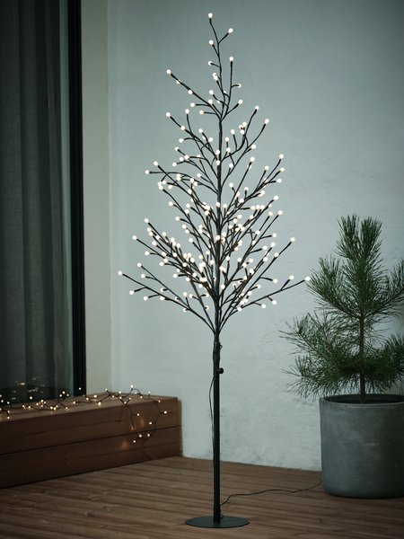 Arbre lumineux LED NUNDORIT H160cm a/208 LED et minuterie