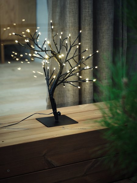 LED-lystre BONSAI H45cm m/64 LED & timer