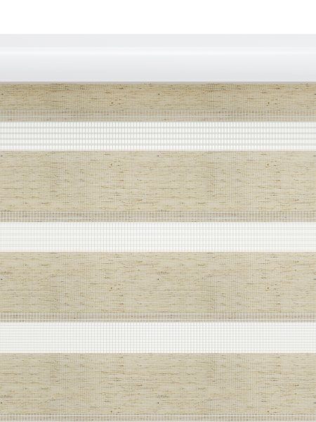 Rullegardin Duo ALSTEN 120x180cm m/kassetter natur