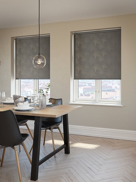 Blackout blind YNGEN 90x210cm grey