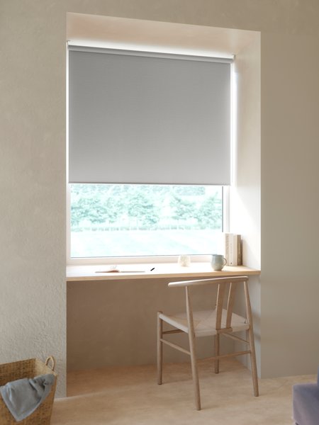 Blackout roller blind FALSTER 140x170cm grey