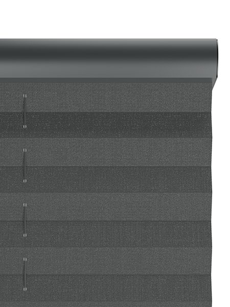 Plisségardin HOVDEN 100x160 grå trådløst