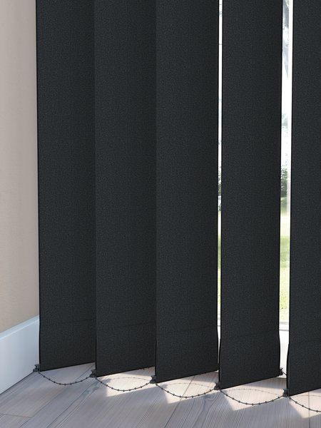 Lamelles verticales ROGEN 250x250cm noir