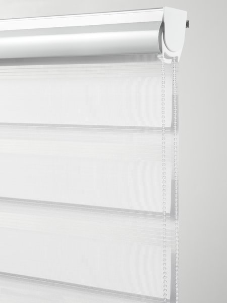 Roller blind Duo ALSTEN 90x210cm with cassette white