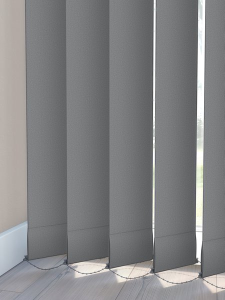 Blackout vertical blind FERAGEN 150x250cm grey
