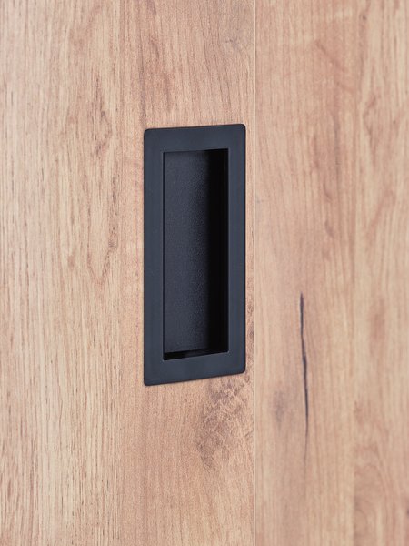 Kleiderschrank ODDER 179x201 3 Schiebetüren m/Spiegel eiche