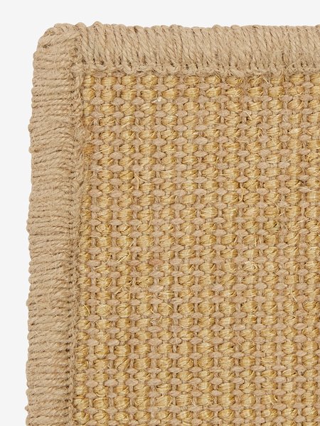 Euroricami Tappeto Naturale Firenze – 50x80 Cm – 100% Cotone Lavabile In Lavatrice – Colore Panna