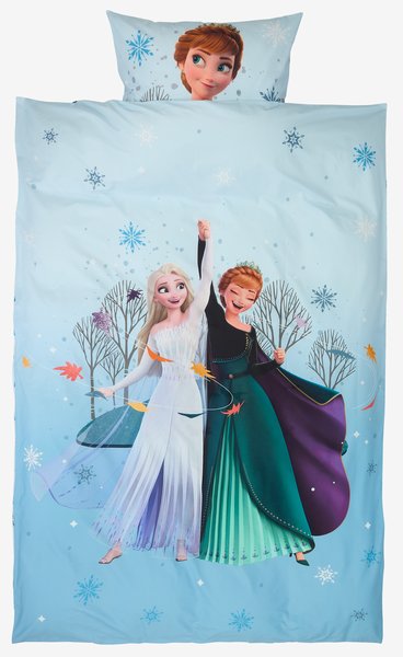 Nevresim seti FROZEN 155x220 açık mavi