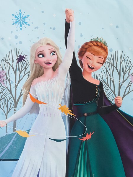 Nevresim seti FROZEN 155x220 açık mavi