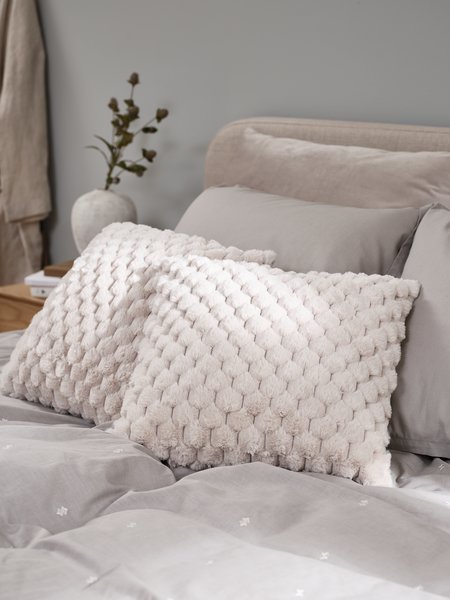 Cushion HVIDBLOMME 45x45 beige