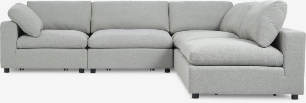 Modular sofa LUNDBY open end sand fabric