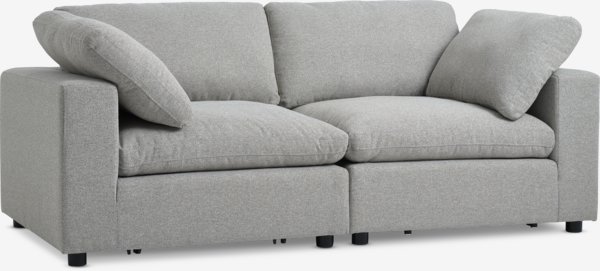 Modular sofa LUNDBY 2 seater sand fabric