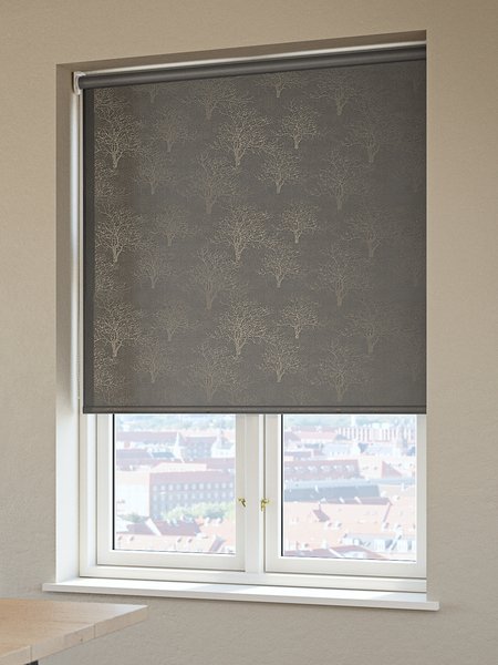 Blackout blind YNGEN 90x210cm grey