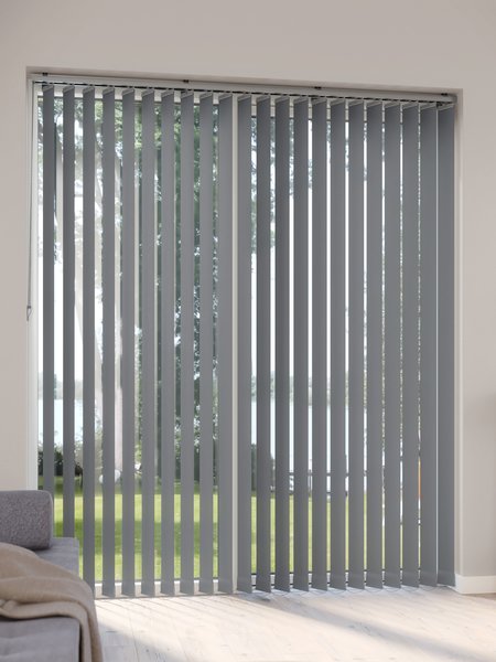 Blackout vertical blind FERAGEN 150x250cm grey