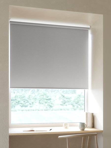 Blackout roller blind FALSTER 140x170cm grey