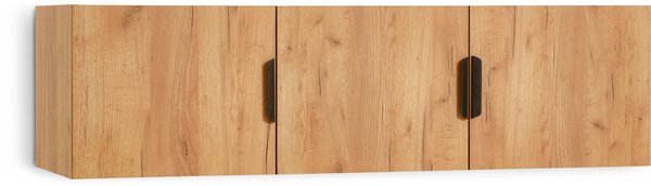 Top cabinet JENSLEV 144x40 3 doors oak colour