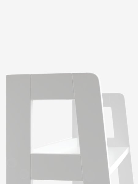 Polica za knjige HERNING 5 polica bela