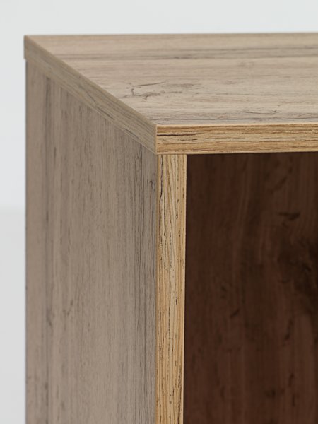 Wall unit module SKALS bookcase wild natural oak colour