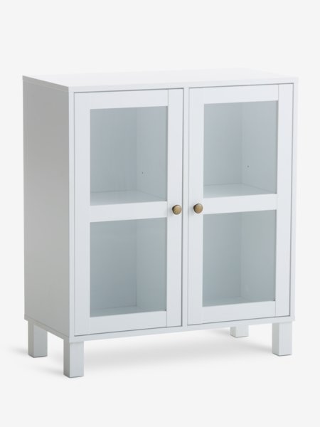 Display cabinet SKALS 2 doors white
