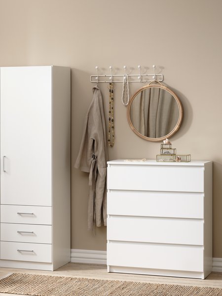 Coat rack GREVINGE 5+5 hooks white