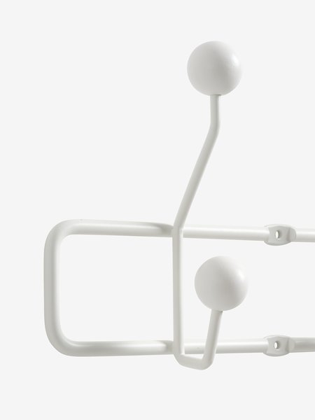 Coat rack GREVINGE 5+5 hooks white